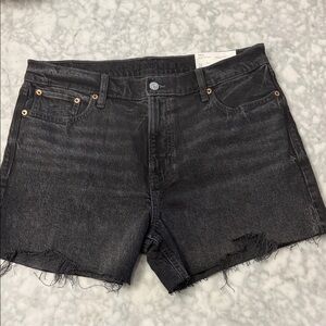 American Eagle Outfitters Black Jean Shorts